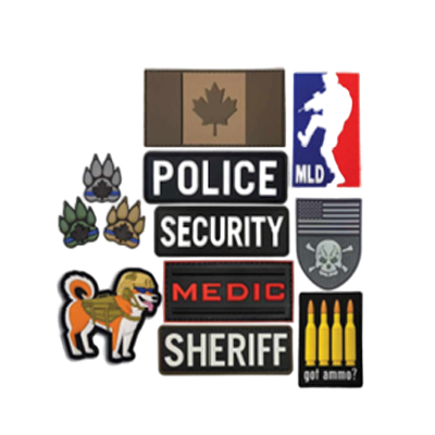 Morale PVC Patch Can be Don in Any Shape or Color Including Glow  in Dark  TS - 001